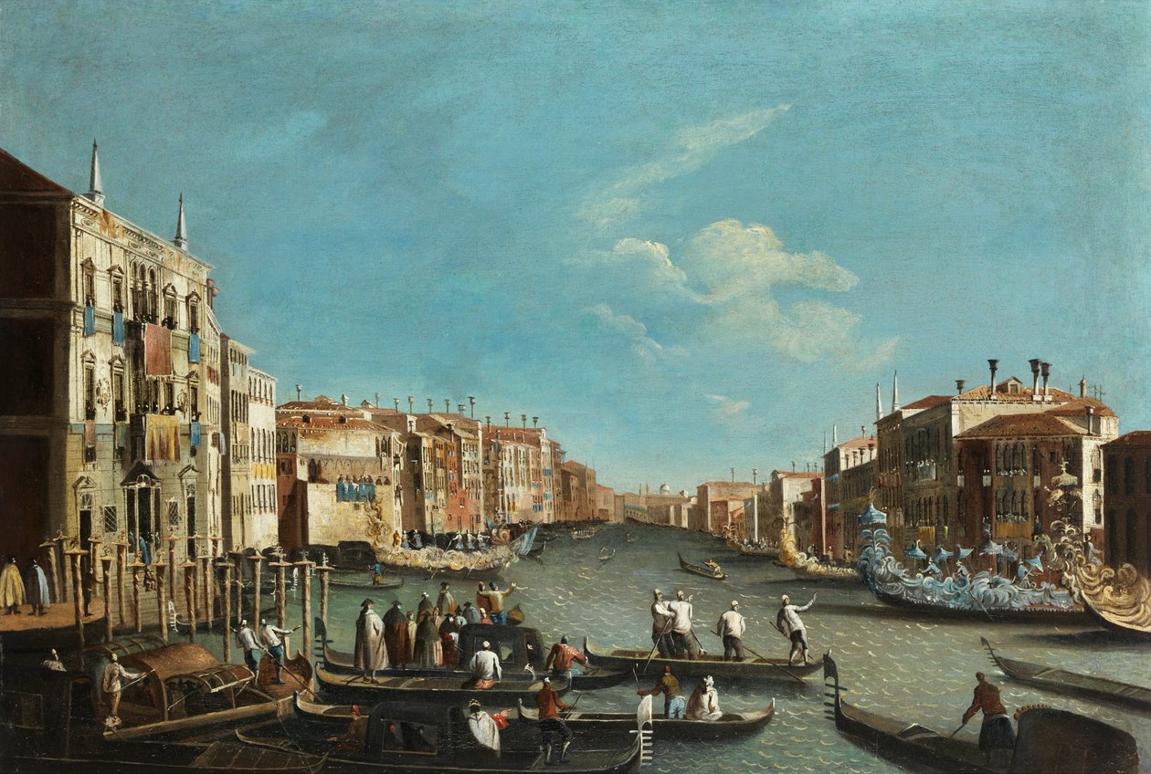 Fête de Michele Marieschi sur le Grand Canal - Michele Marieschi