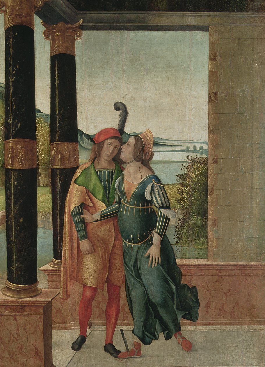 Brutus et Portia, vers 1500-50 - Michelle da Verona
