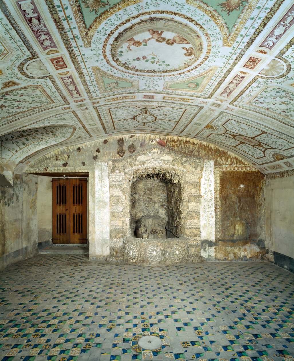 Vue intérieure de la cave, Villa Medicea di Careggi - Michelozzo di Bartolommeo