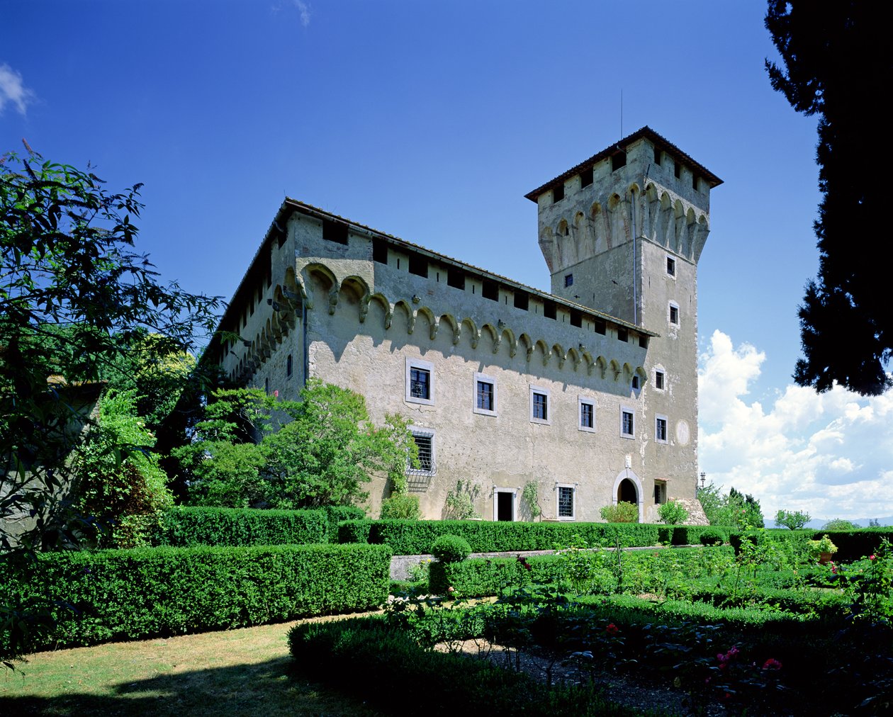 Villa il Trebbio, S. Piero a Sieve, commencée en 1451 - Michelozzo di Bartolommeo