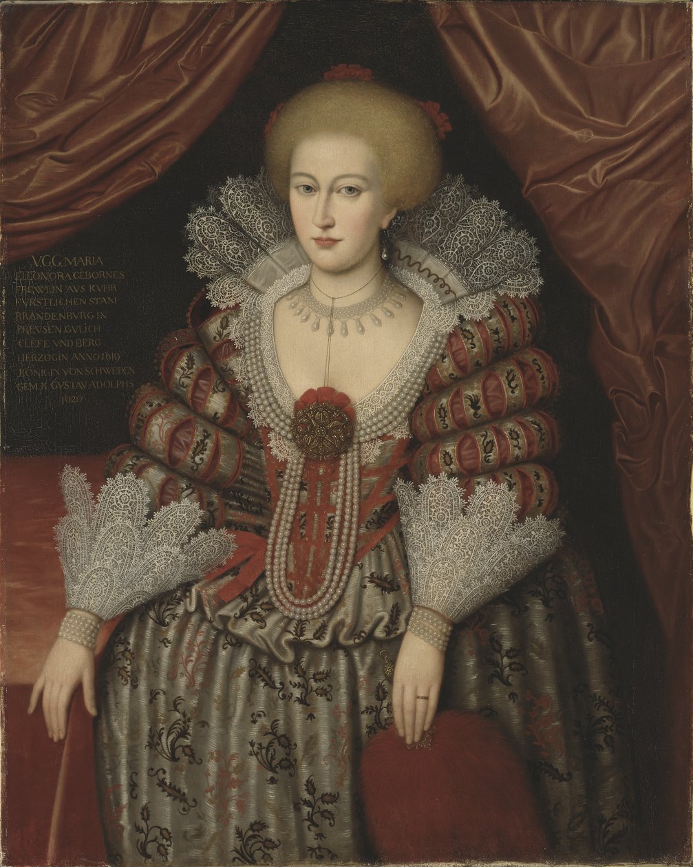 Reine Maria Eleonora, 1619 - Michiel Jansz. van after Mierevelt