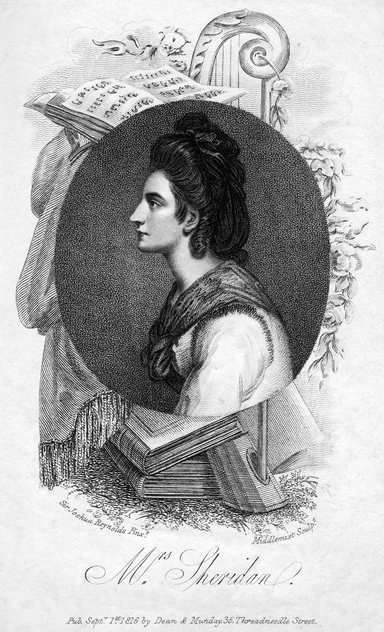 Elizabeth Ann Sheridan, chanteuse anglaise du XVIIIe siècle, 1816 - Middlemist