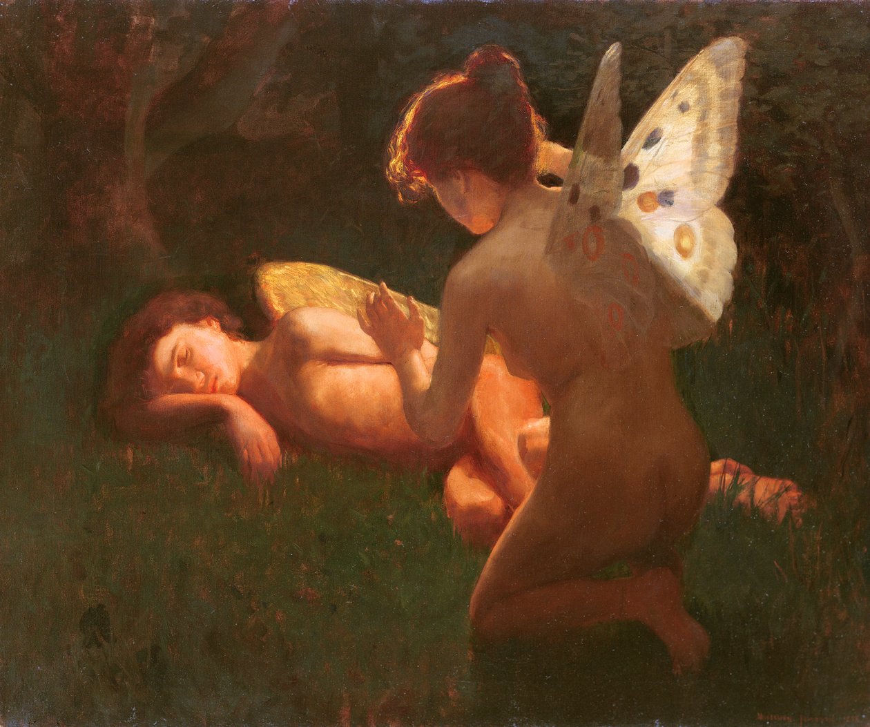 Cupidon et Psyché, 1898 - Middleton Jameson