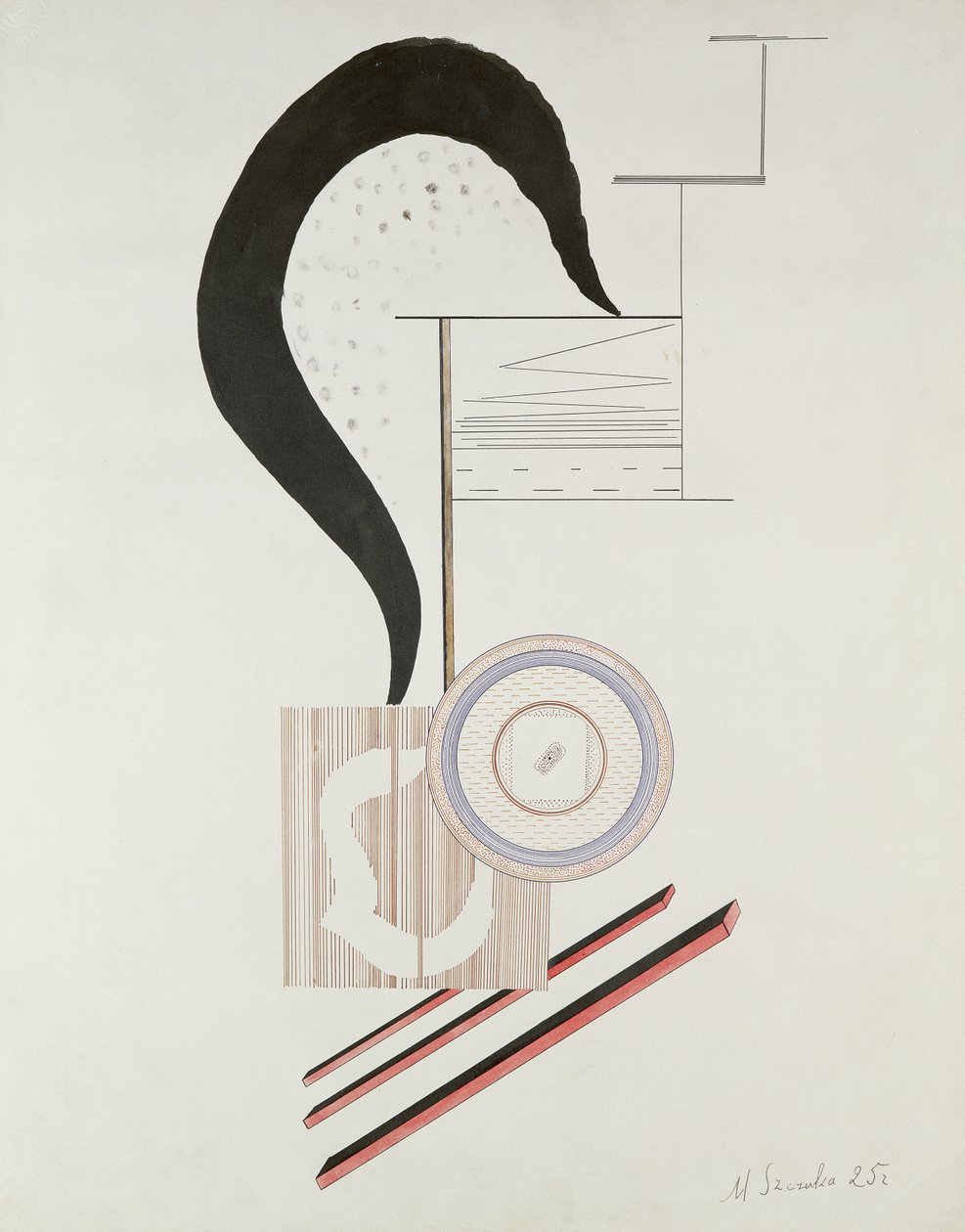 Composition constructiviste, 1925 - Mieczyslaw Szczuka
