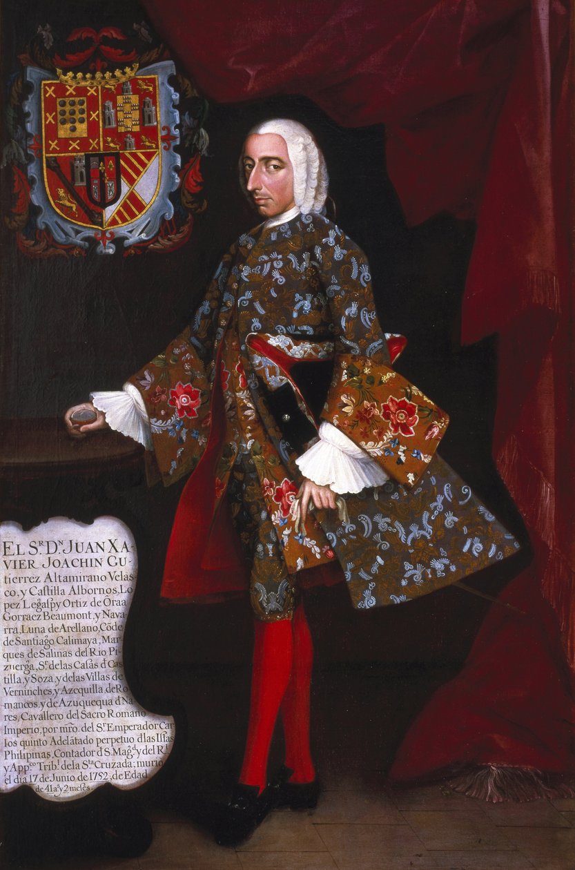 Don Juan Xavier Joaquín Gutiérrez Altamirano Velasco - Miguel Cabrera