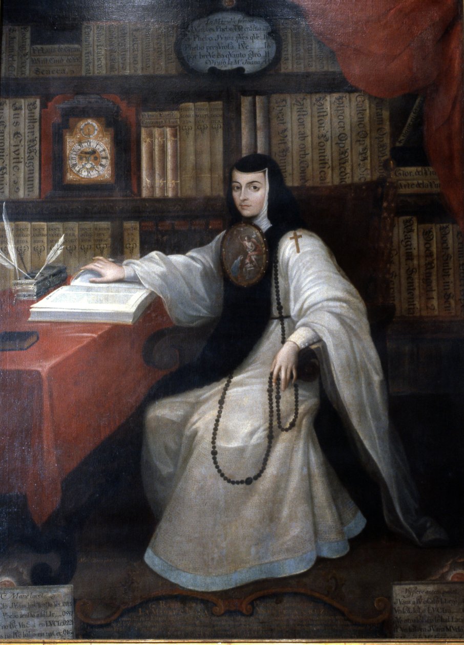 Portrait de Sor Juana Ines de la Cruz, 1750 - Miguel Cabrera