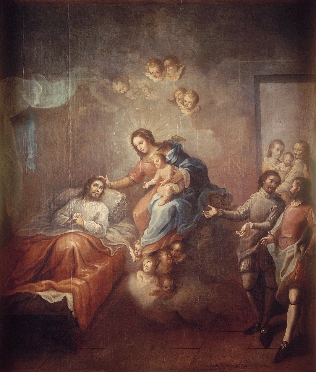 La Conversion de Saint Ignace de Loyola - Miguel Cabrera