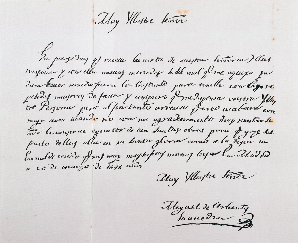 Lettre écrite à l