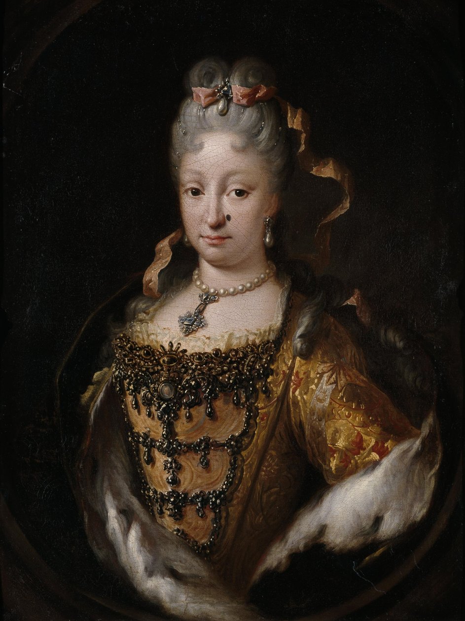 Espagnol : Isabel de Farnesio Isabella Farnese - Miguel Jacinto Meléndez