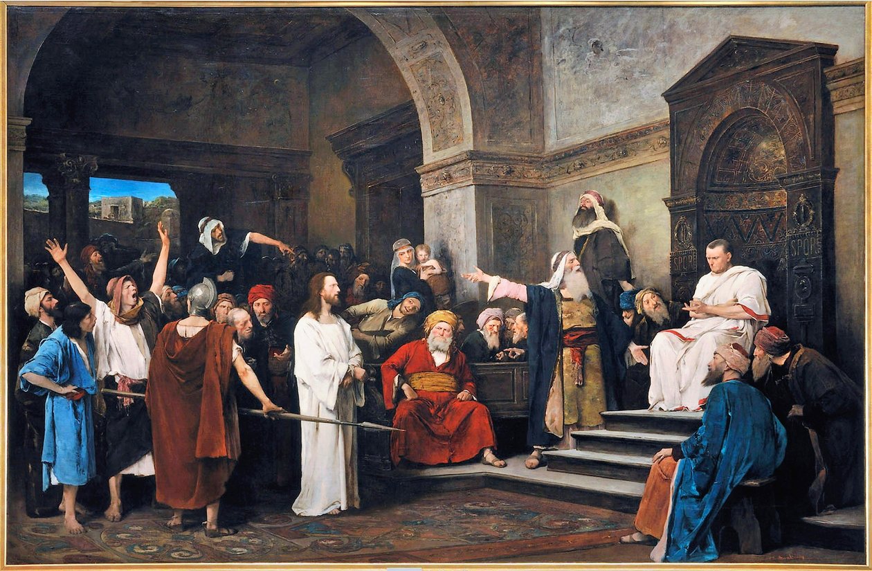 Jésus devant Pilate - Mihály Munkácsy