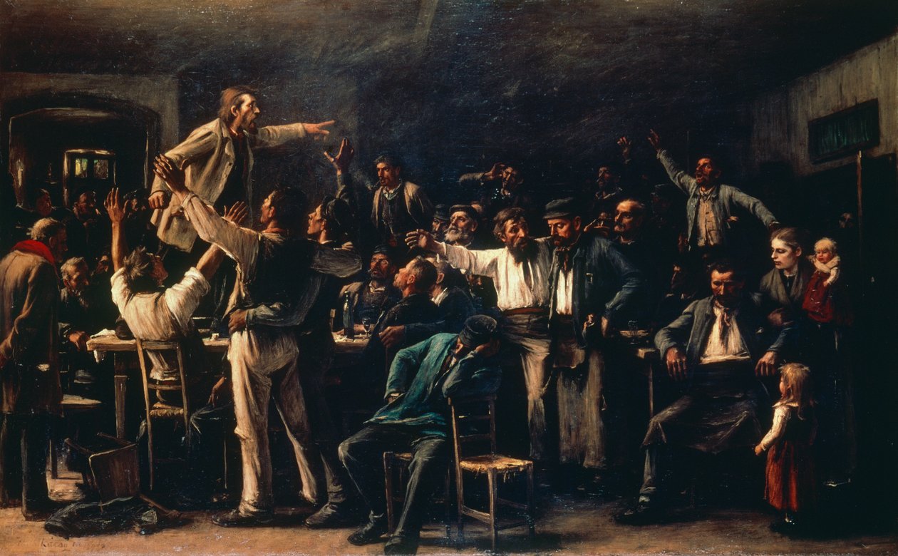 Grève - Mihály Munkácsy