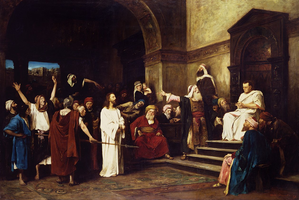 Christ devant Pilate - Mihály Munkácsy