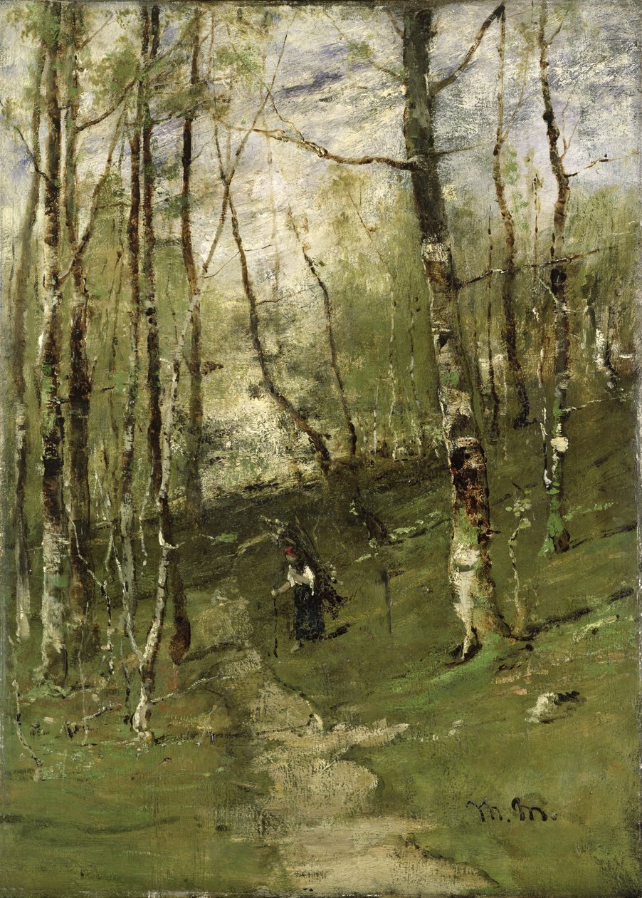 Dans les bois de Barbizon en 1875 - Mihály Munkácsy