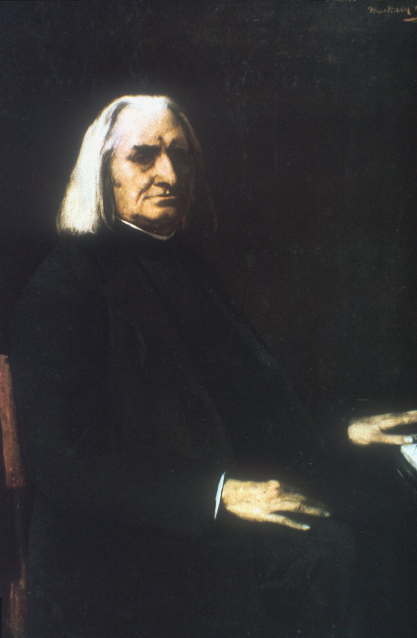 Franz Liszt, 1886 - Mihály Munkácsy