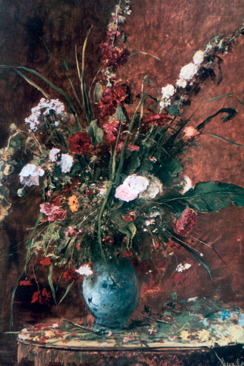 Grande nature morte de fleurs, 1881 - Mihály Munkácsy