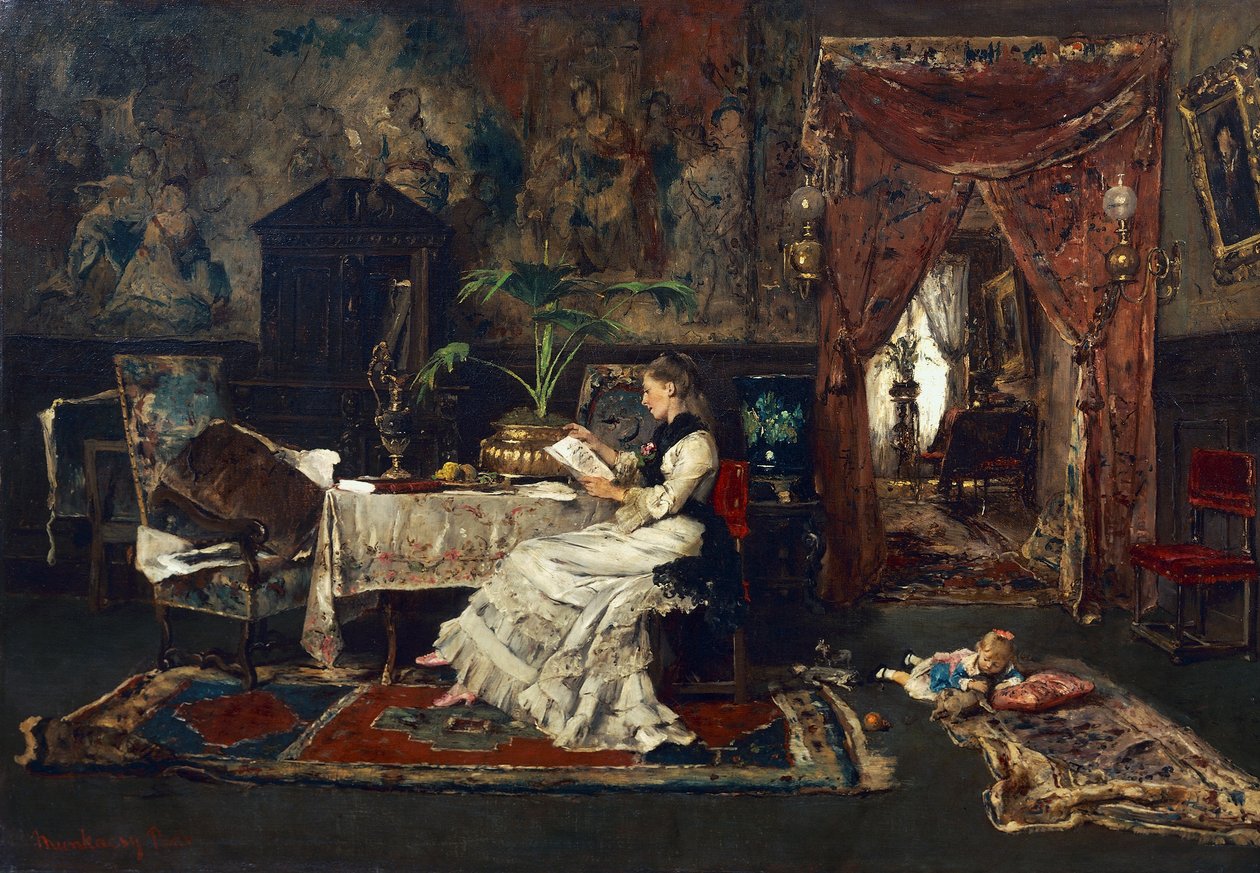 Intérieur parisien - Mihály Munkácsy