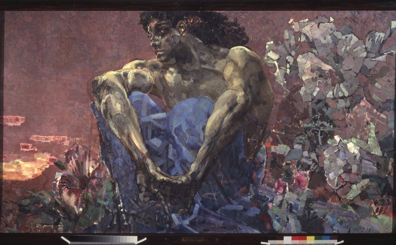 Le Démon assis, 1890 - Mikhail Aleksandrovich Vrubel