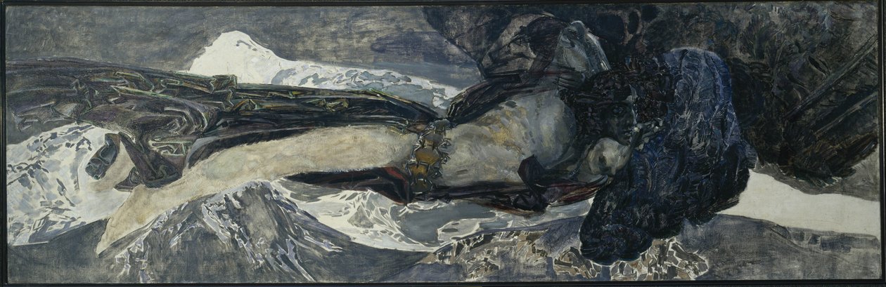 Démon volant, 1899 - Mikhail Aleksandrovich Vrubel
