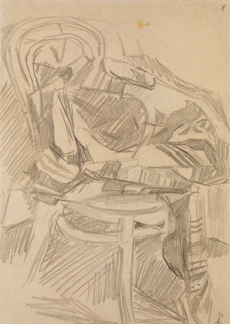 Plaid sur la chaise, 1904 - Mikhail Aleksandrovich Vrubel