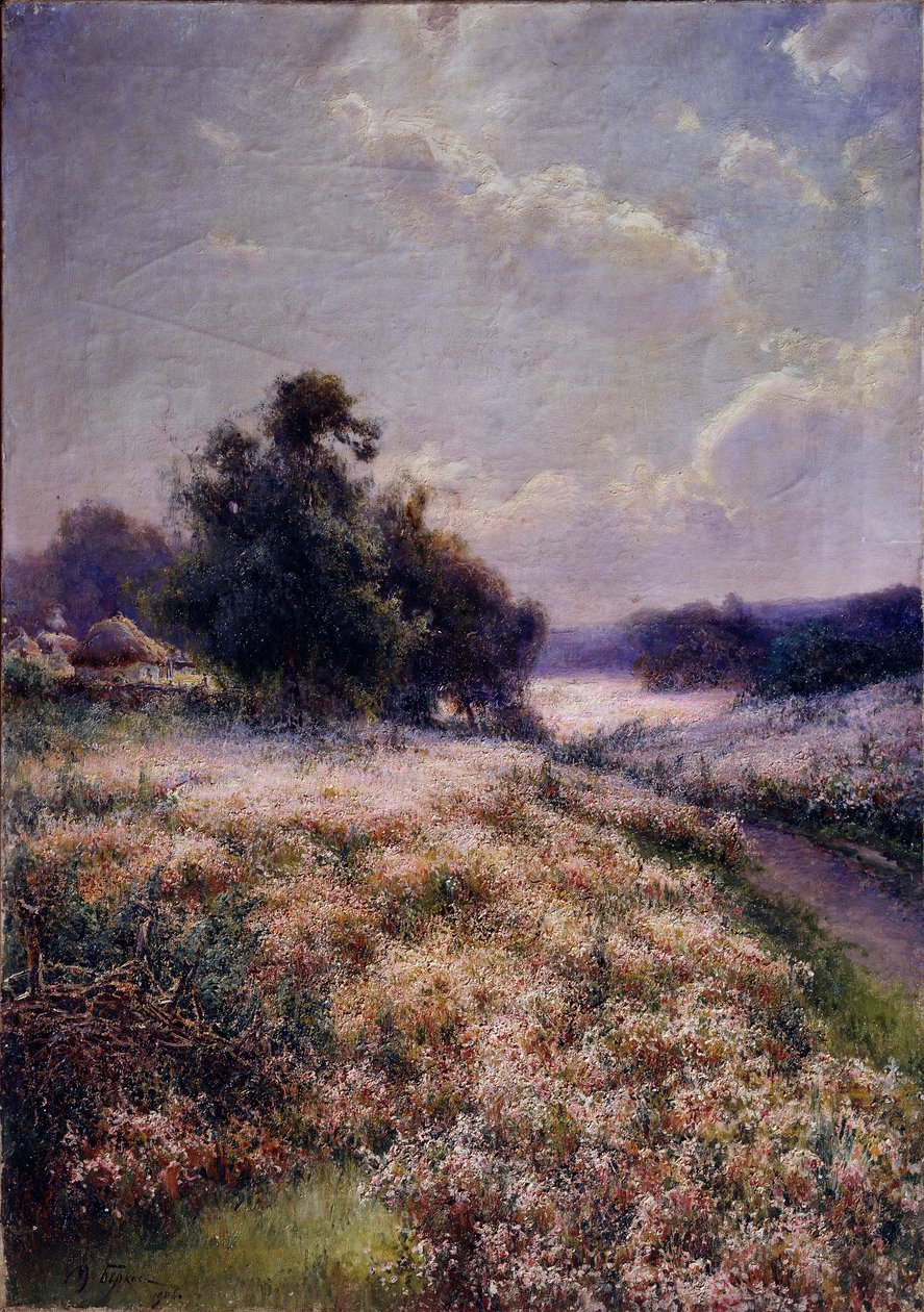 Prairie en fleurs, 1906 - Mikhail Andreyevich Berkos