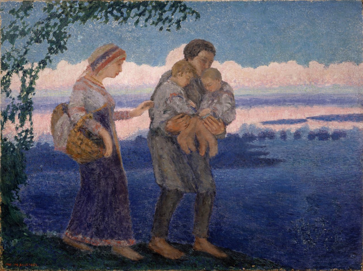 Retour à la maison le soir, 1906 - Mikhail Nikolayevich Yakovlev
