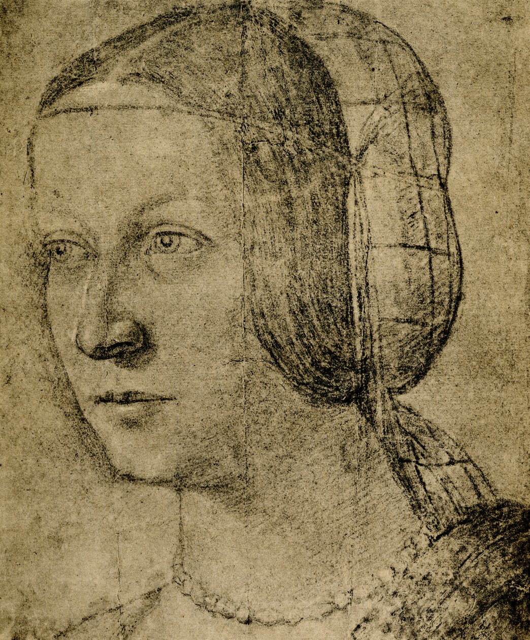 Portrait de femme - Milanese School
