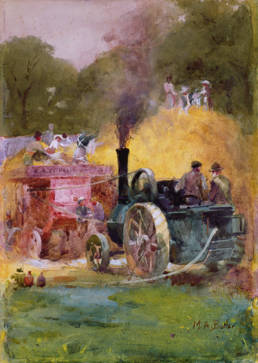 La batteuse à vapeur - Mildred Anne Butler