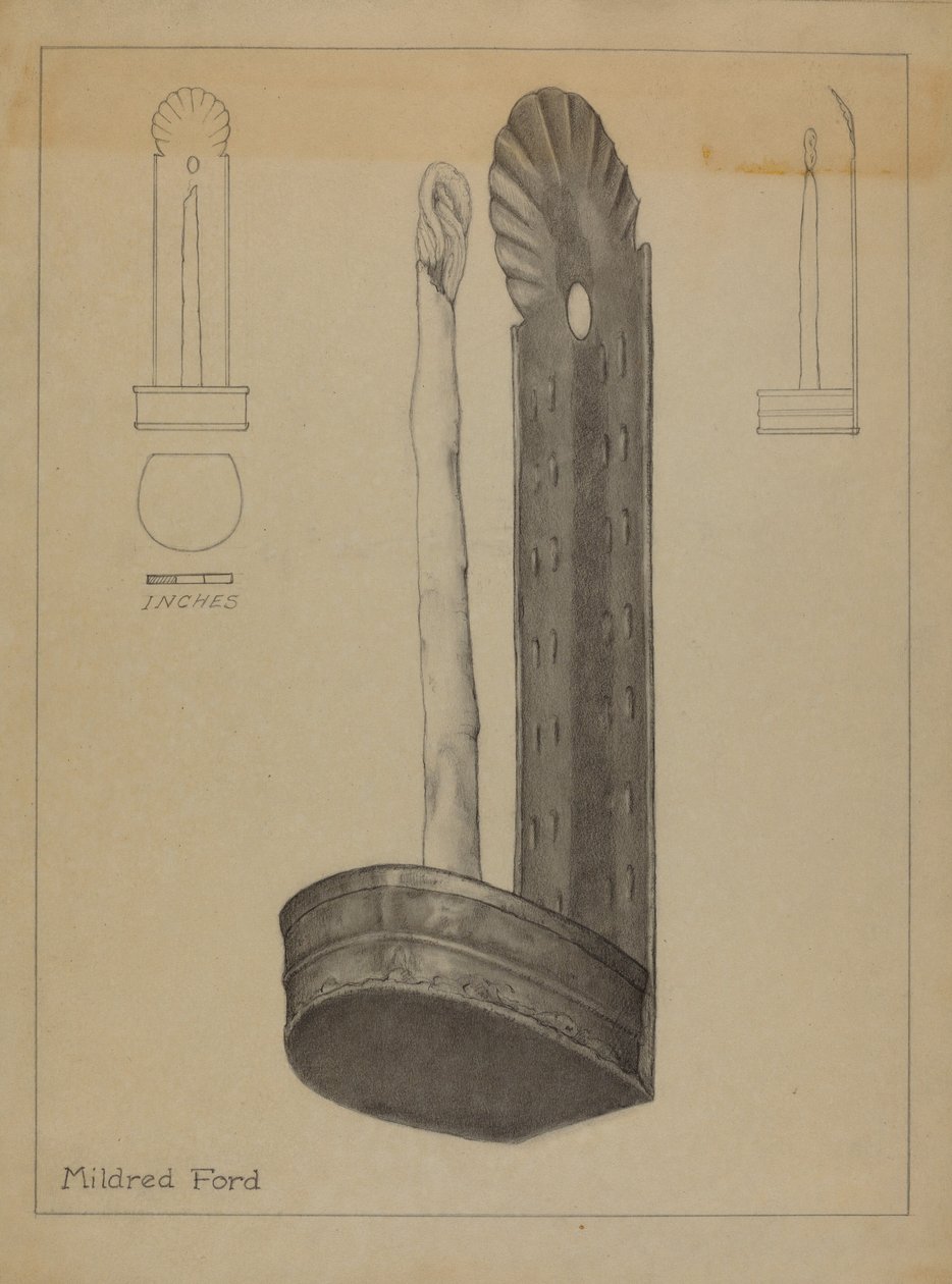 Applique à bougie - Mildred Ford