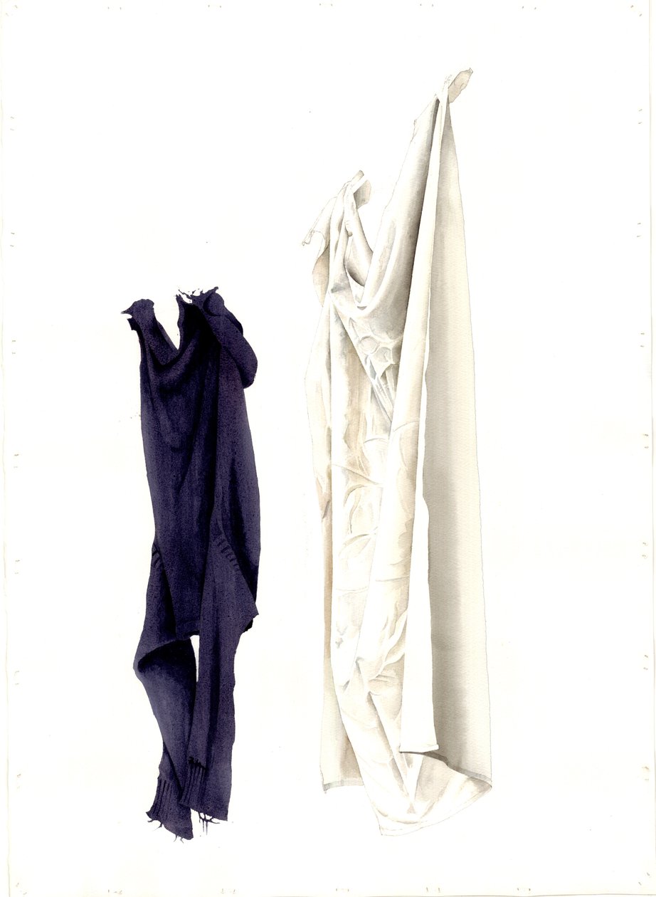 Drap de lit et vieux Guernesey, 2004 - Miles Contemporary Artist Thistlethwaite