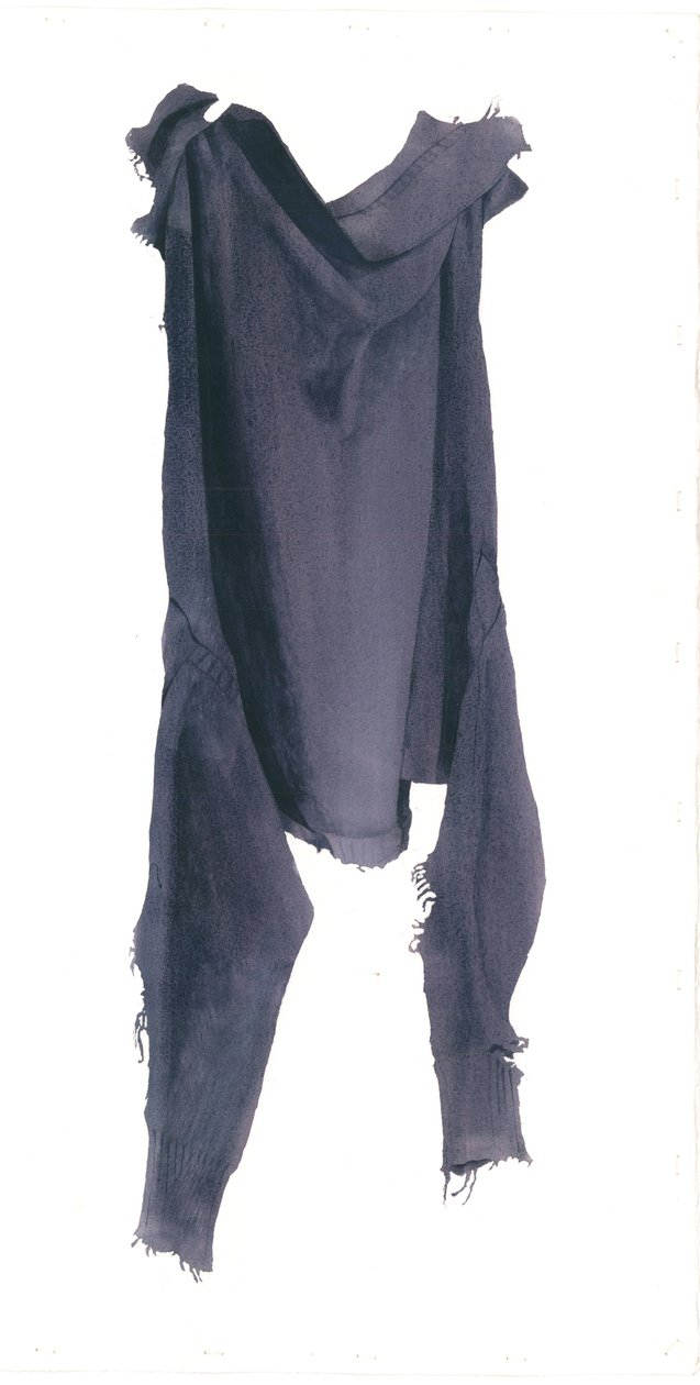 Guernesey mité côté gauche, 2003 - Miles Contemporary Artist Thistlethwaite