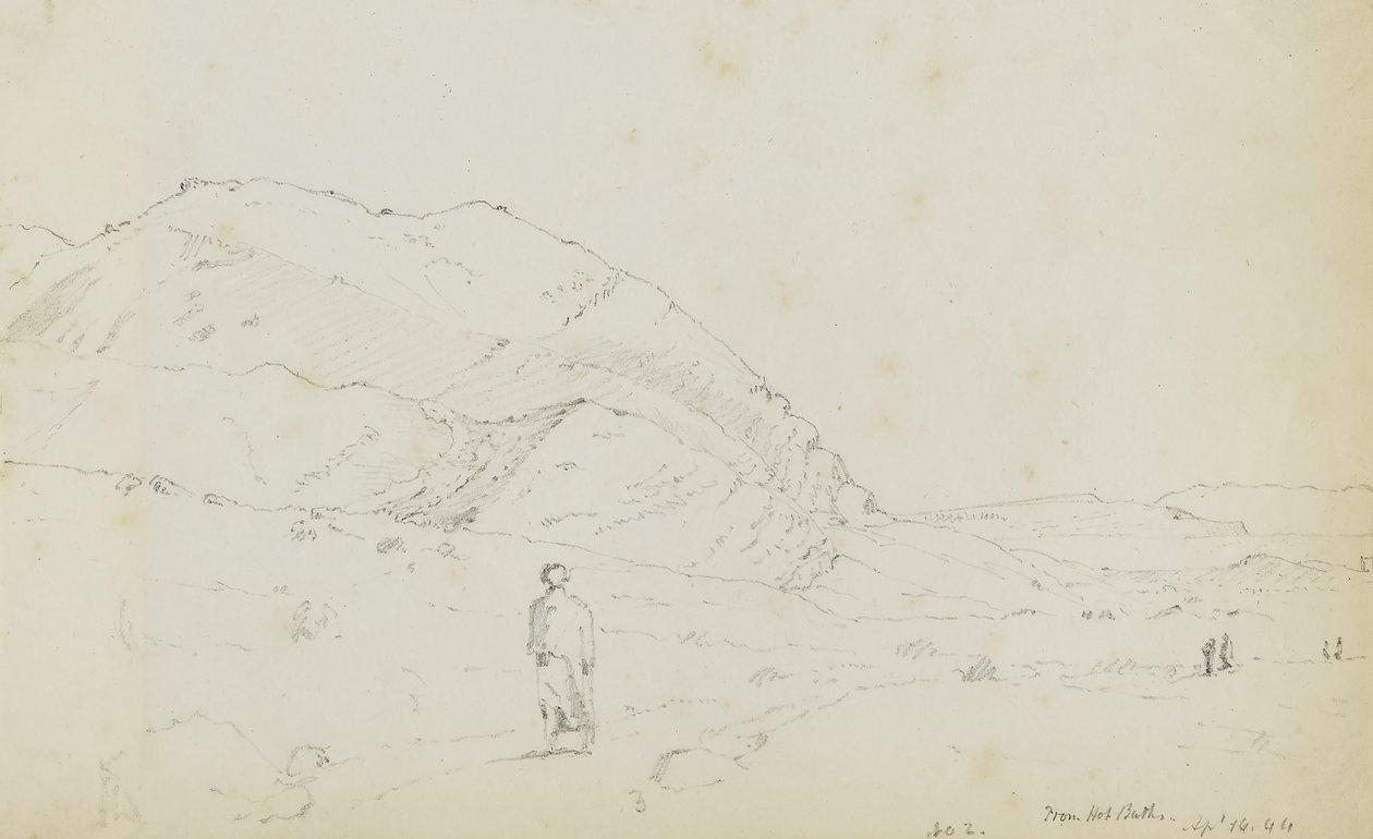 Mer de Tibériade depuis les bains chauds - Miner Kilbourne Kellogg