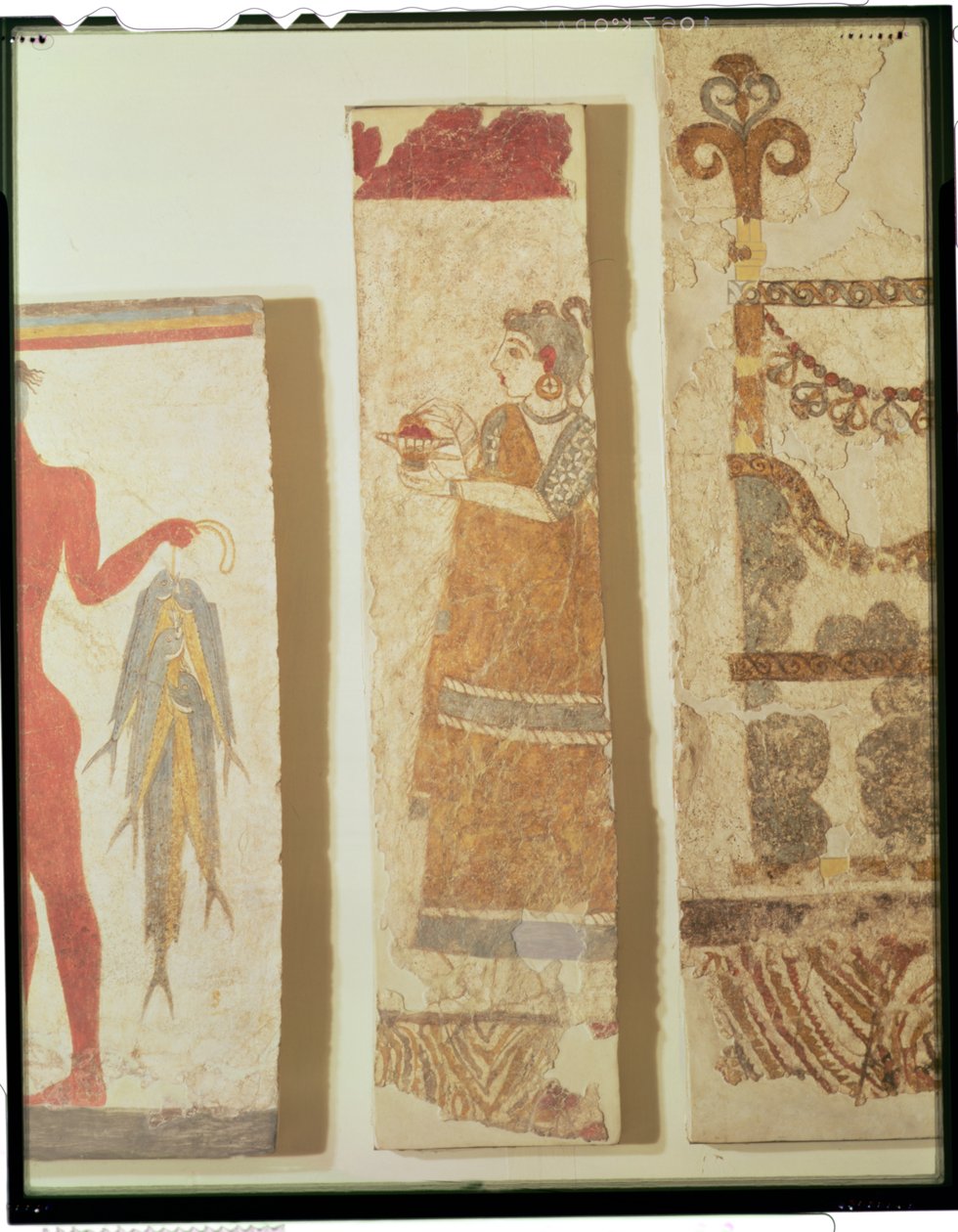 Trois fragments de peinture murale : le 