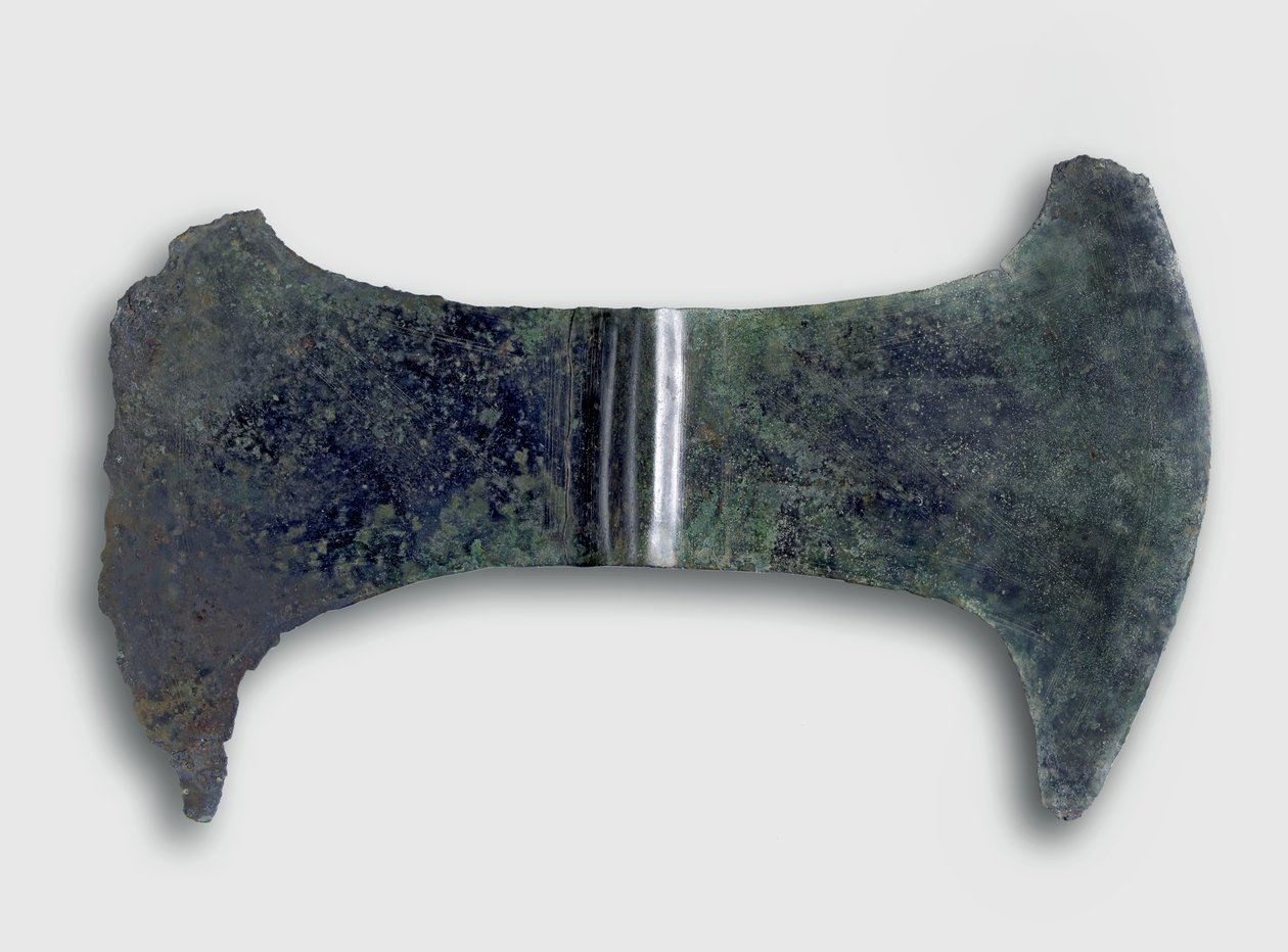 Hache votive double, Crète, c.1700-1500 av. J.-C. - Minoan