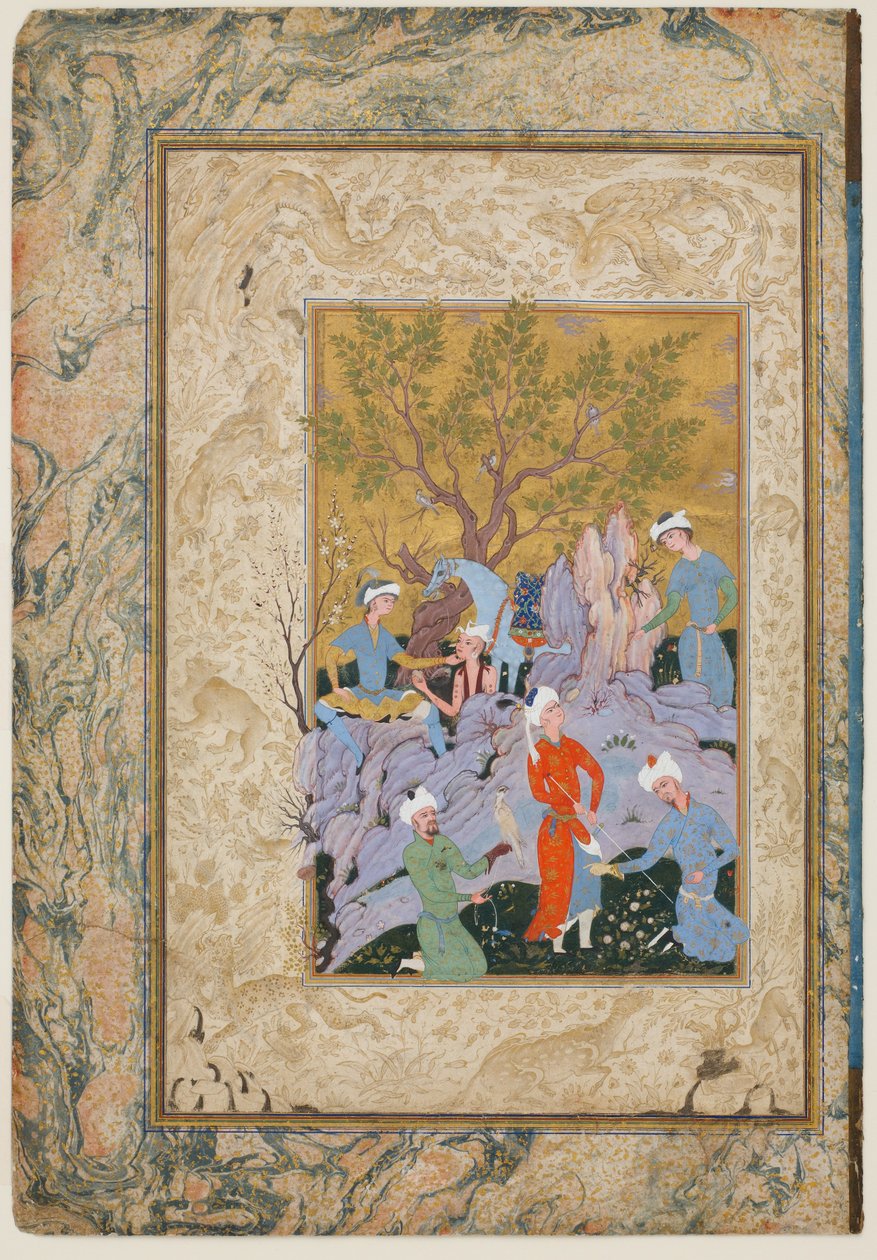 Partie de chasse princière - Mirza Ali