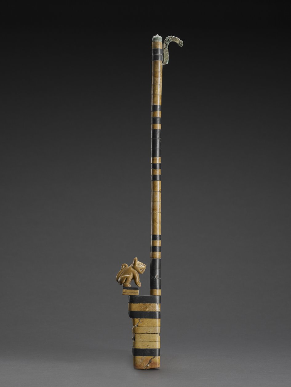 Atlatl avec félin - Moche Moche