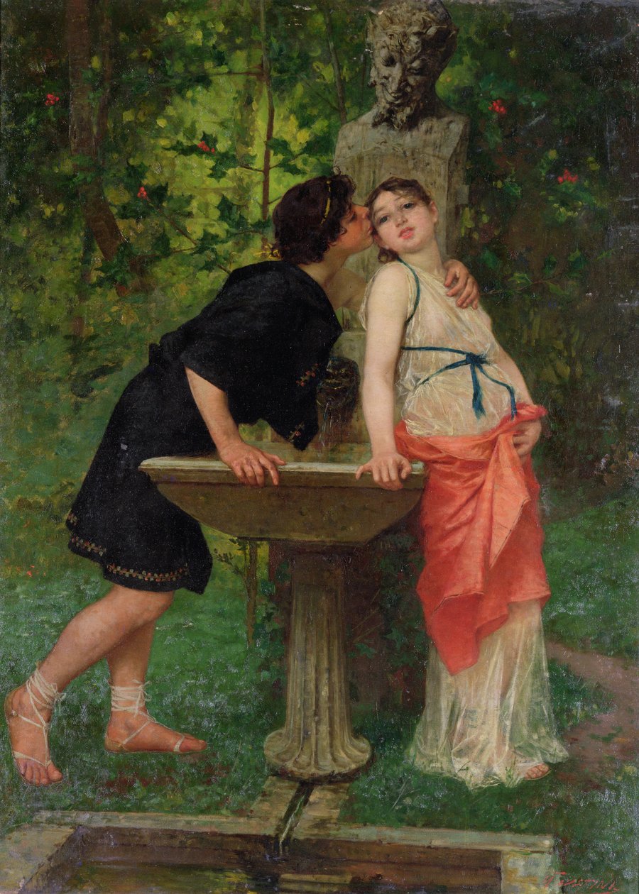 Amoureux près d