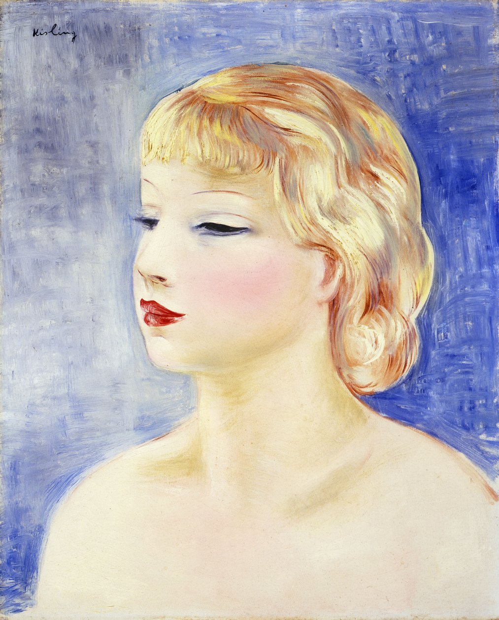 Blonde Woman ; Femme Blonde - Moise Kisling