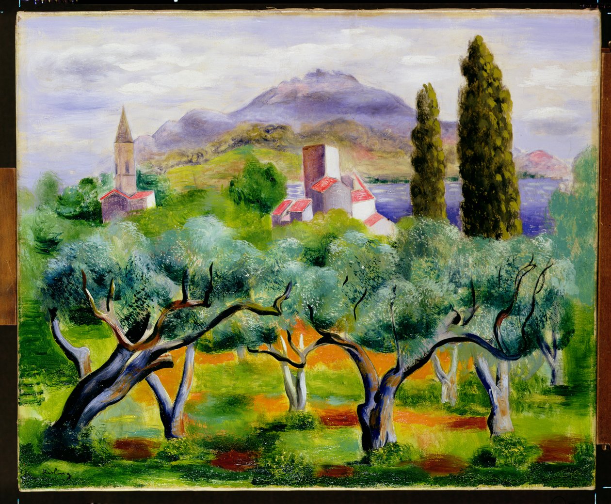 Paysage, vers 1920 - Moise Kisling
