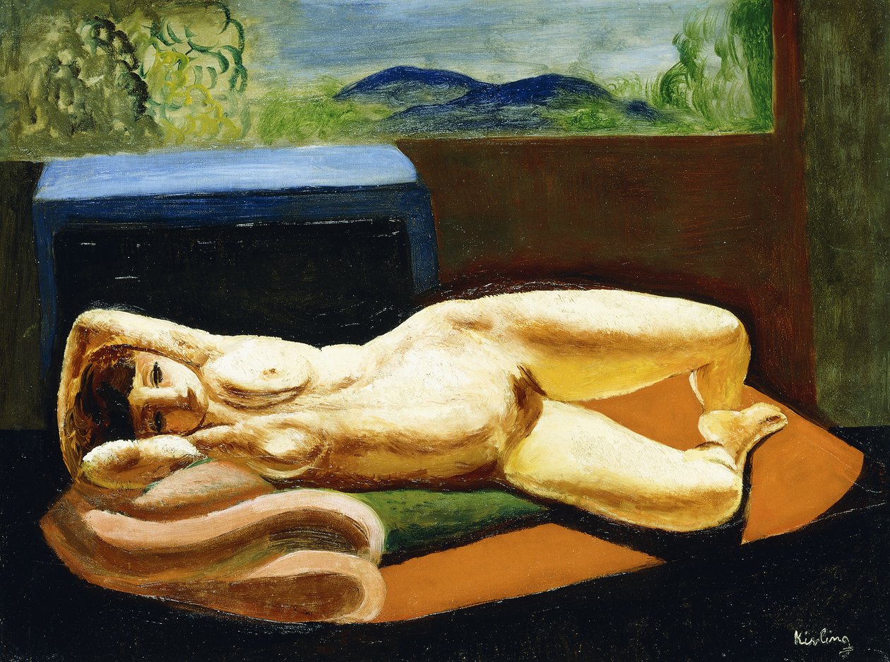 Nu couché - Moise Kisling