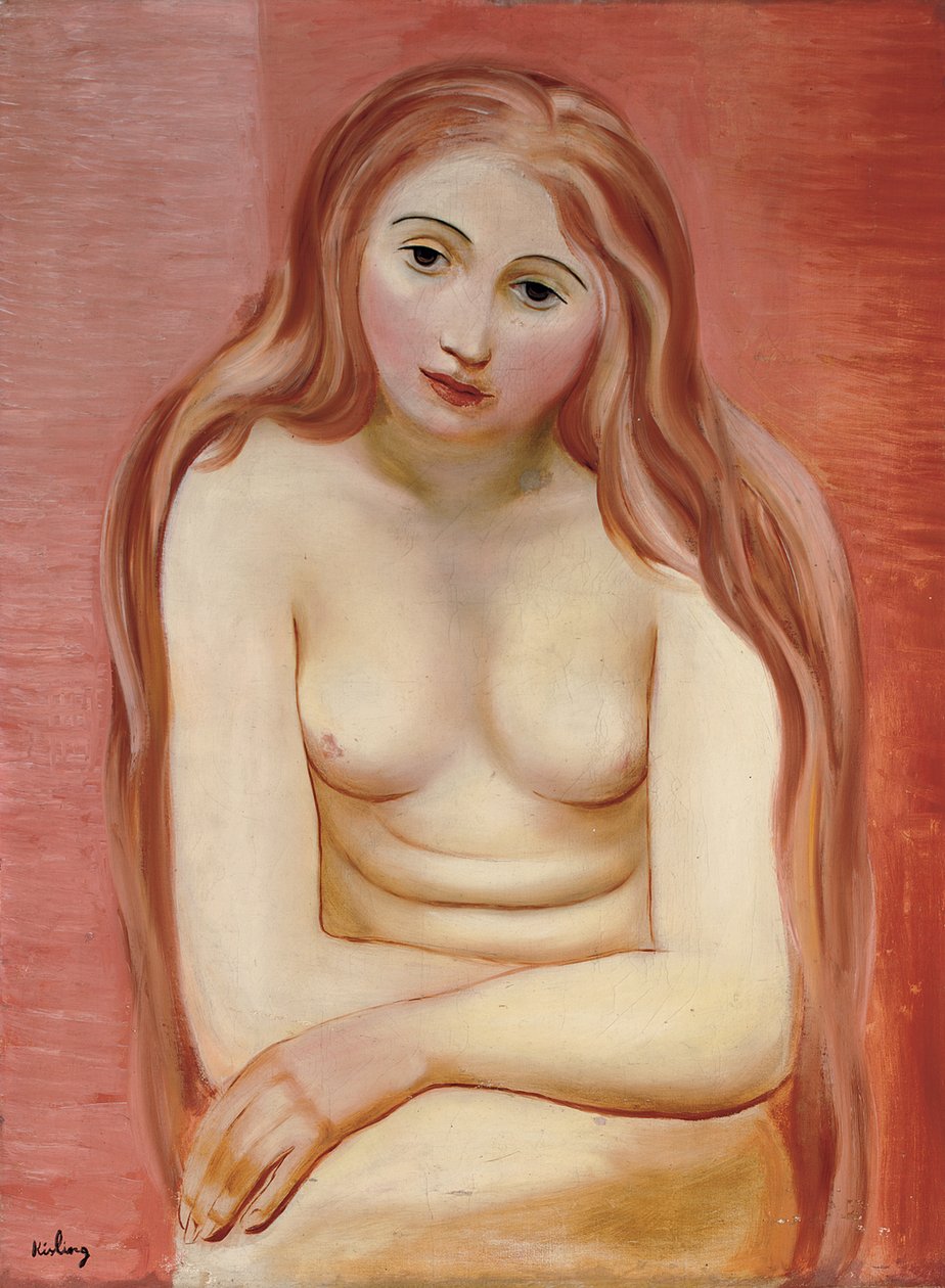 Nu assis ; Nu assis - Moise Kisling