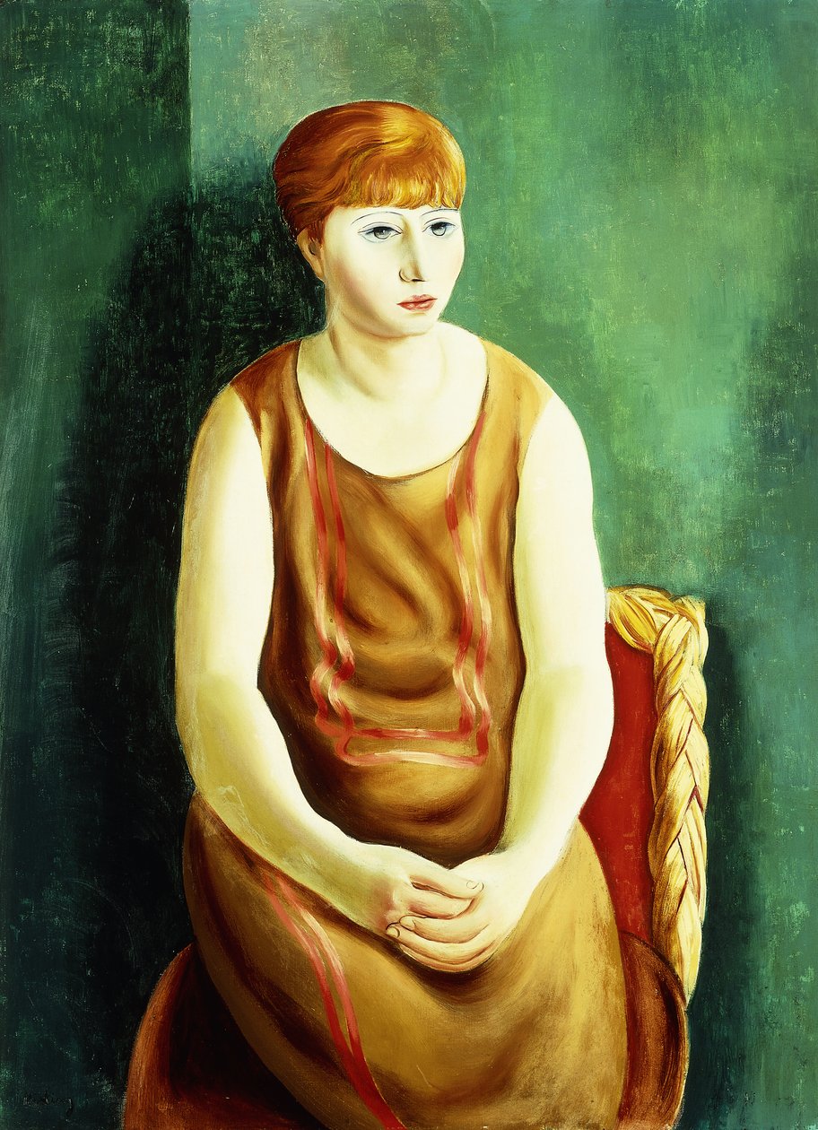Woman Sitting ; Femme Assise - Moise Kisling