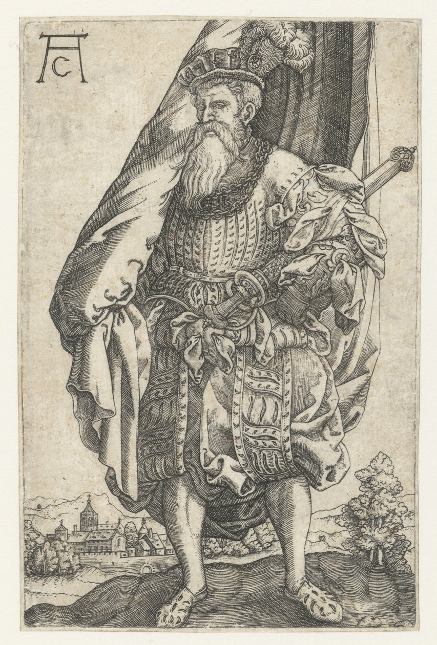 Porte-étendard - Monogrammist AC