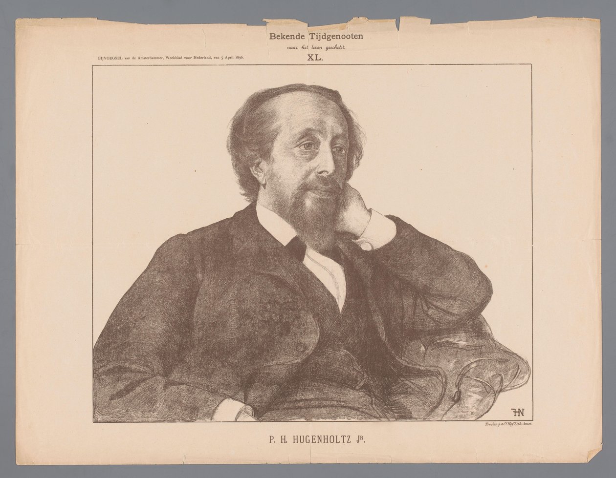 P.H. Hugenholtz jr - Monogrammist HN