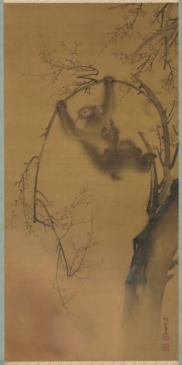 Singe dans un Cerisier - Mori Sosen