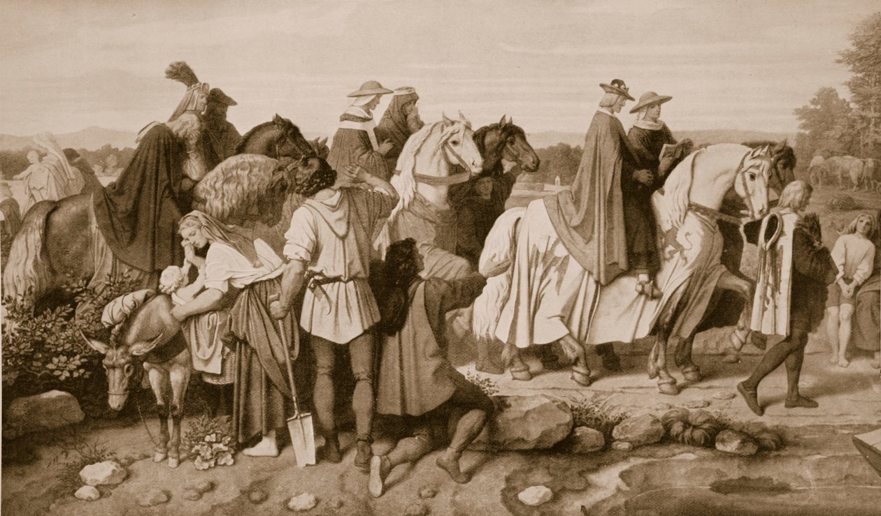 La chevauchée de Rodolphe Ier vers Speier - Moritz Ludwig von Schwind