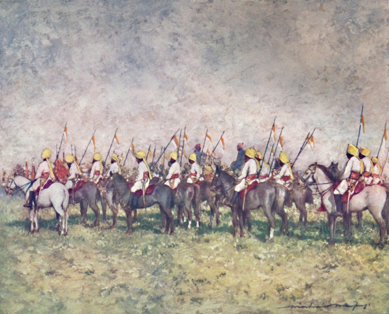 Un régiment indigène distingué - Mortimer L Menpes