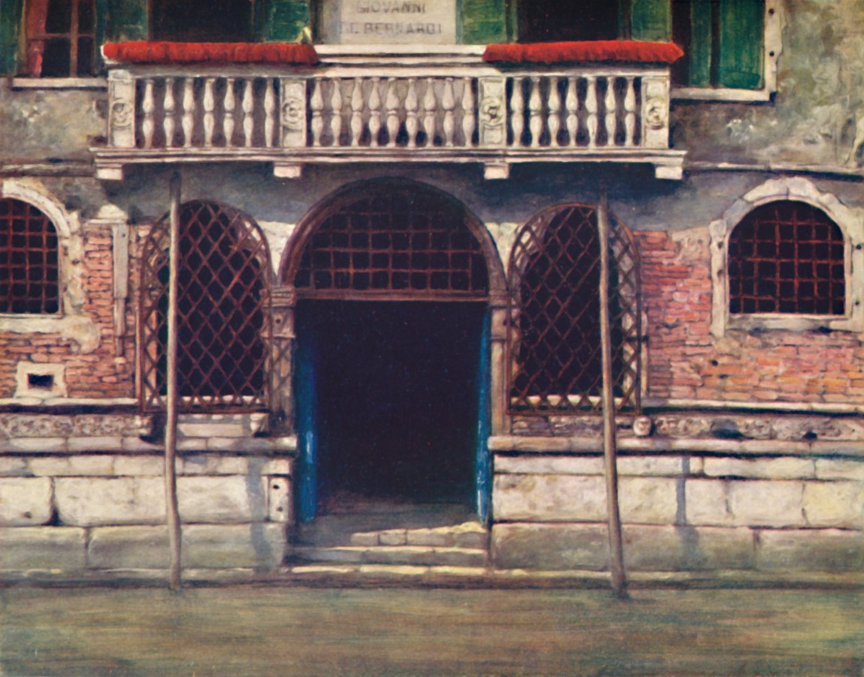 Une porte, Venise - Mortimer L Menpes