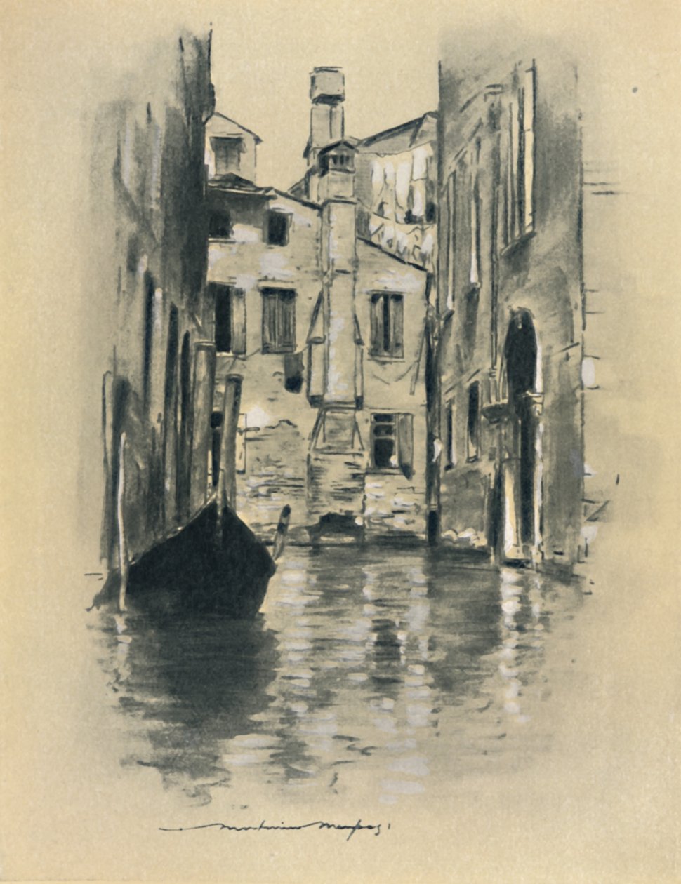 Rue à Venise - Mortimer L Menpes