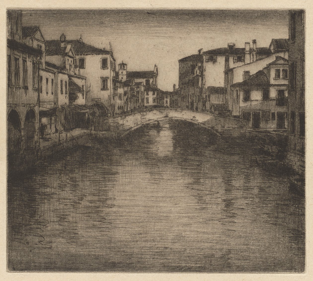 Un canal latéral, Venise - Mortimer Menpes