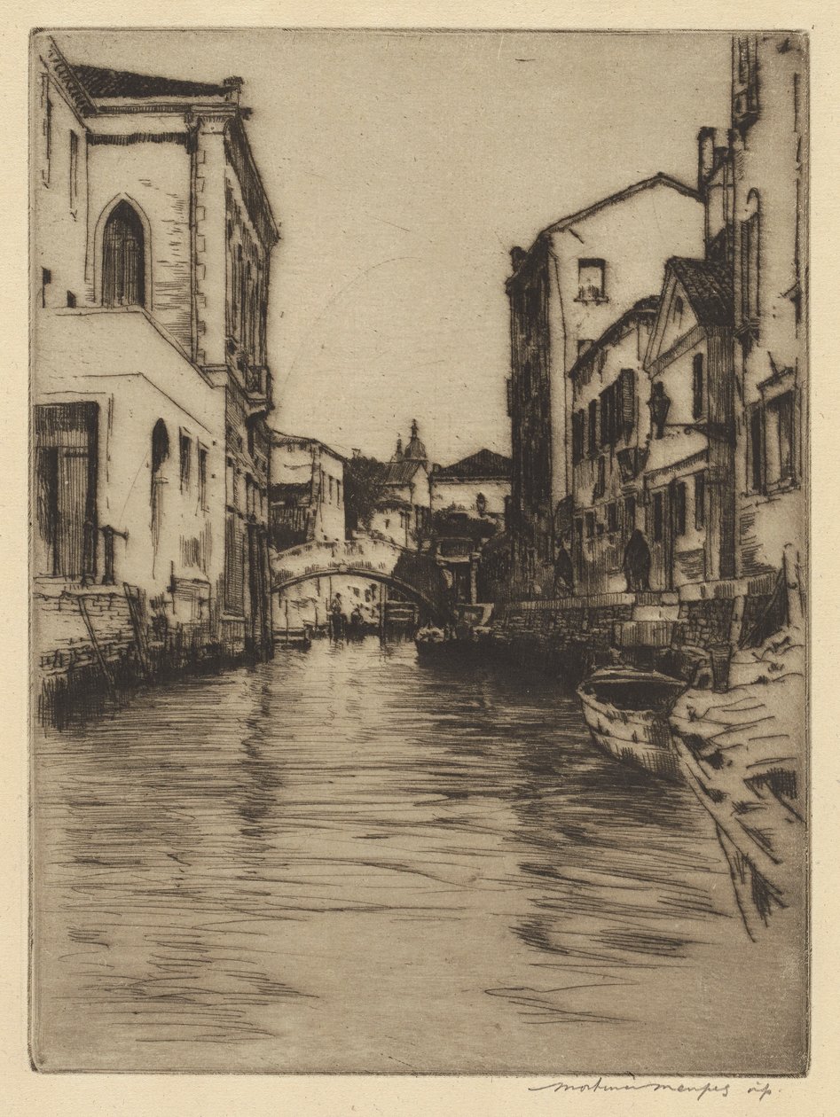 Pont de Luciano, Grand Canal - Mortimer Menpes